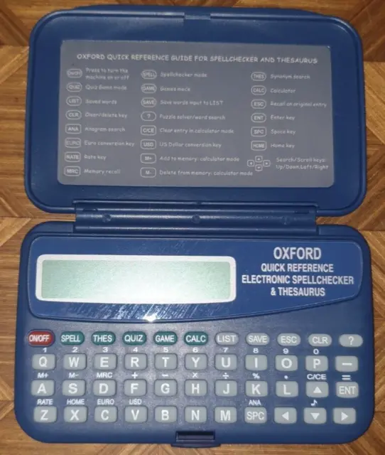 Oxford Quick Reference Electronic Spellchecker & Thesaurus *FREE POSTAGE*