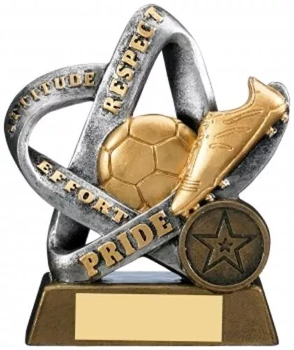 Infinity Football Trophy, 14 cm with Free Engraving upto 45 Letters RF217C GW