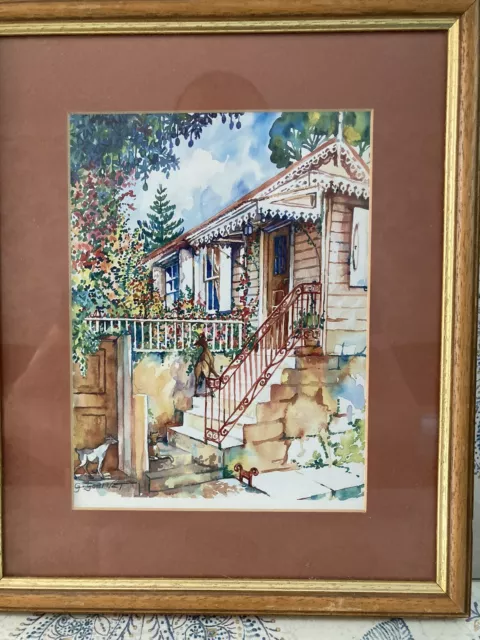 Gilly Gobinet Framed Print Best Of Barbados 30x25cm