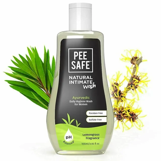 PEESAFE Natural & 100% Intimate Wash For Women 105ml ayurvedic, free shipping