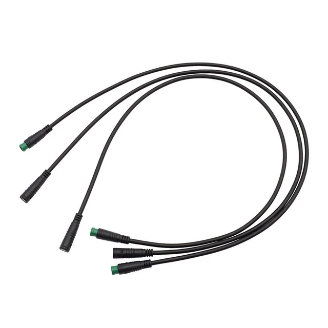 Dilwe Câble de connecteur pour vélo électrique, rallonge de