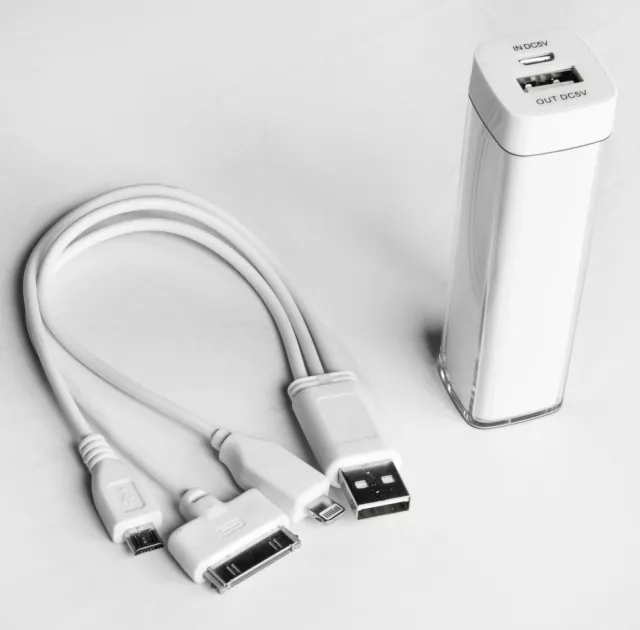 4  x Powerbank mit 3in1 Kabel Ladekabel Power Bank Akku Handyladekabel Tablet