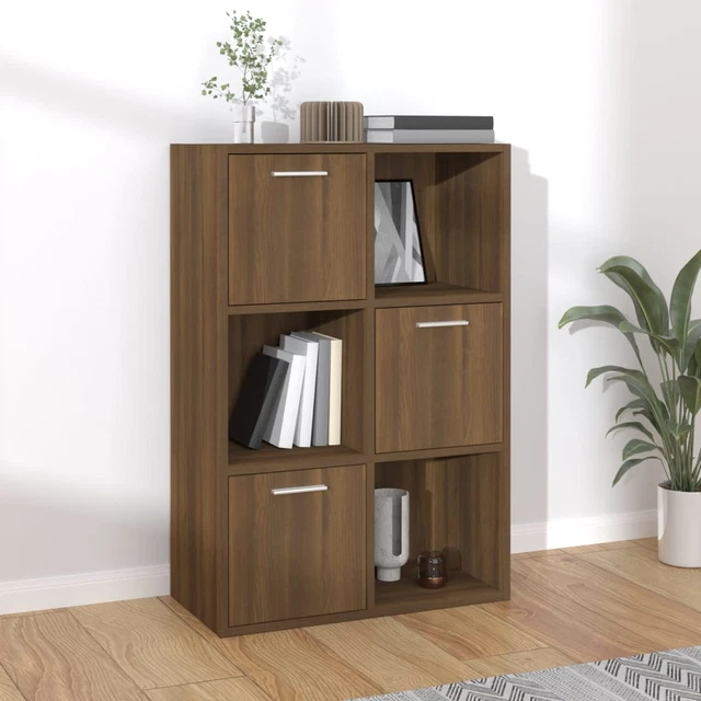 vidaXL Storage Cabinet Brown Oak 60x29.5x90 cm