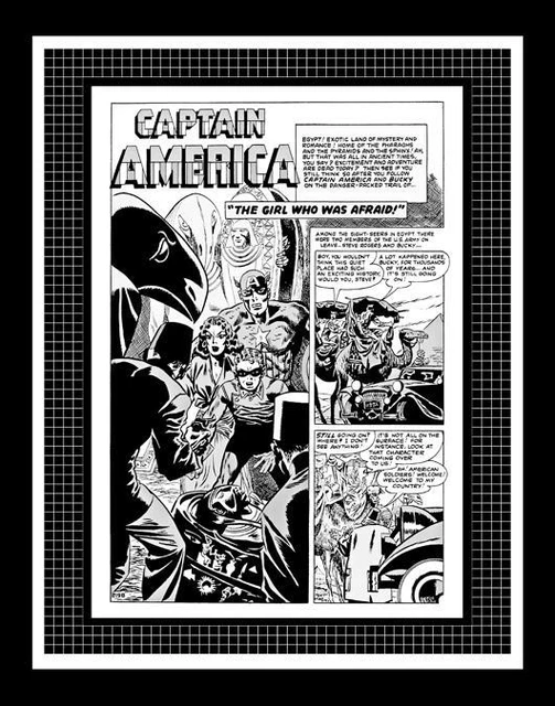 Mort Lawrence Men's Adventures #27 Rare Production Art Pg 1 Monotone