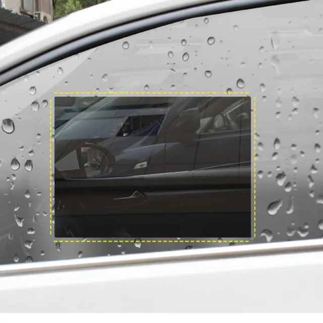 2 Pack Car Side Window Protecitve Film Clear Anti Fog Rainproof Film Universal H 3