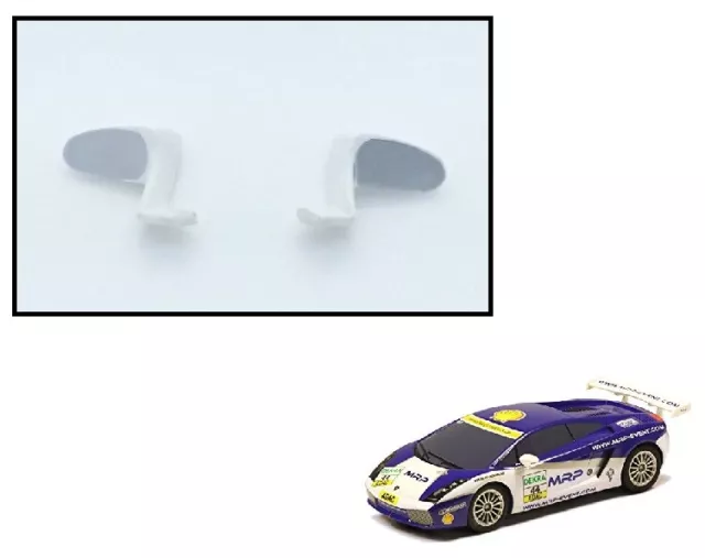 NEU Scalextric W10160 Flügelspiegel Set für Lamborghini Gallardo GT-R MRP C3135