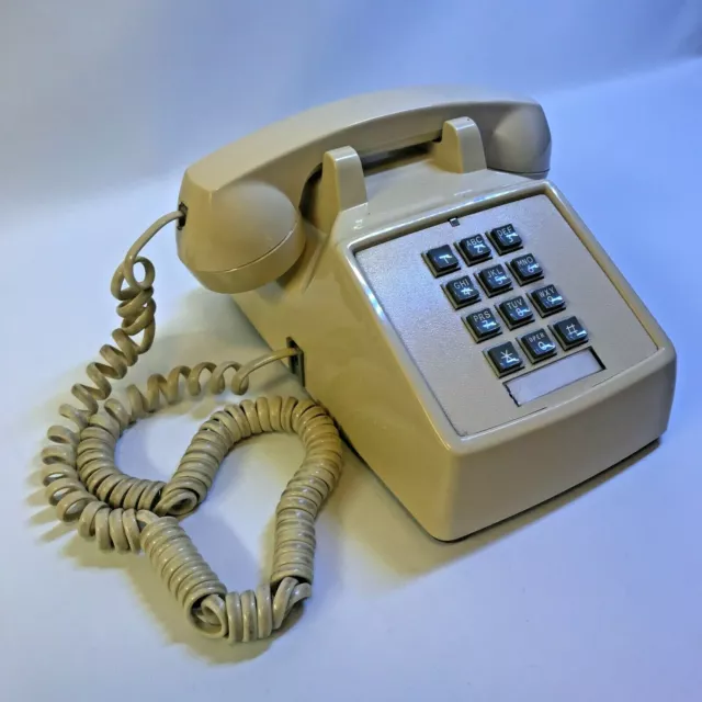 Vintage Premier HAC 2500 Beige Push Button Home Desk Phone 250009-MBA-20M-H