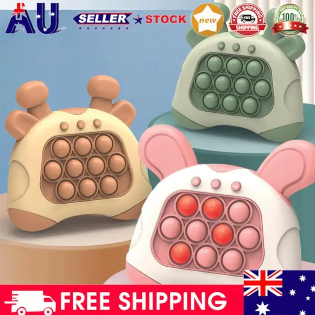 Pop Quick Push Bubbles Game Machine Kids Cartoon Fun Whac-A-Mole Squeezing  Toys Anti Stress Sensory Bubble Pop Fidget Toy Gifts