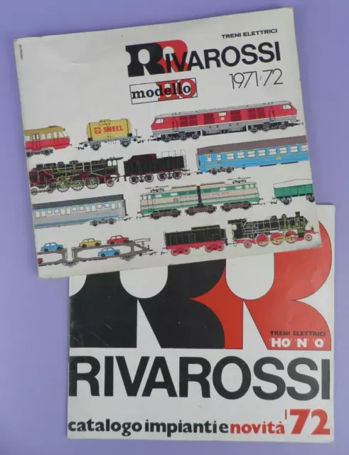 Rivarossi HO Model Railway Catalogue 1971/72 + HO, N. O  Gauge 1972