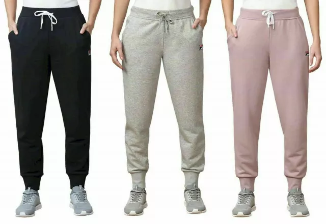 FILA WOMENS FRENCH Terry Jogger Pants Choose Size & Color -A