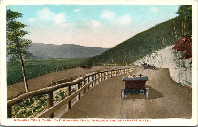 Mohawk Trail Through The Berkshire Hills Massachusetts MA Unposted WB Postcard