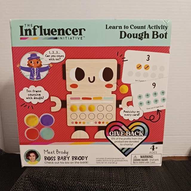 The influencer initiative Learn To Count Activity Dough Bot . Boss Baby Brody