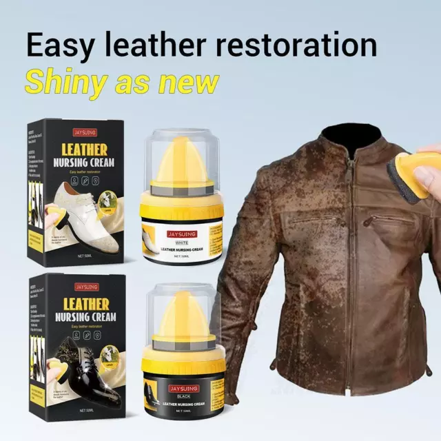 1*Leather Repair Filler Cream Kit Restore Seat Sofa Scuffs Scratch Repairs K0A4