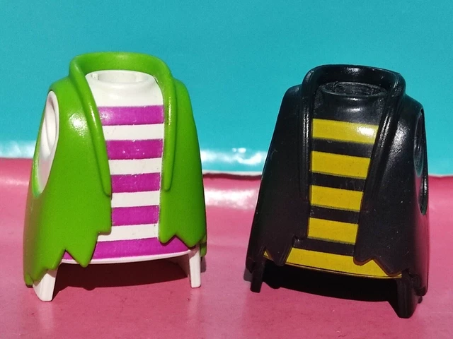 PLAYMOBIL X2 PIERNAS Negras Botas Romanos Piratas Vikingos Galos