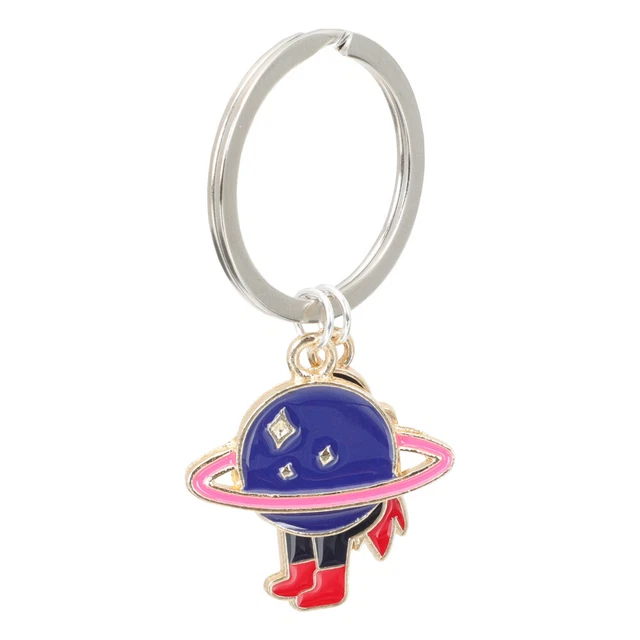 Little Saturns Keychain Cell Phone Child Kids Car Accessories DIY Pendants
