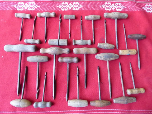 Vrille à Bois Ancienne – Mèche De Menuisier Forgée Main, Outil ébéniste Vintage