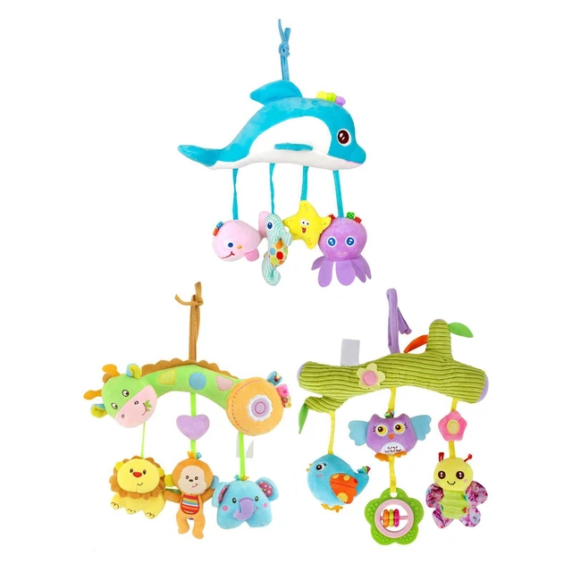 Plush Stuffed Animal Baby Hanging Mobile Toy Car Seat Stroller Toys