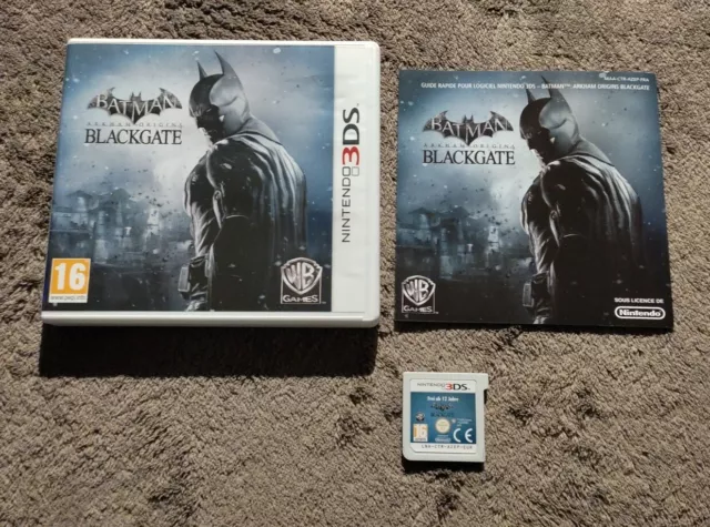Batman Arkham Origins Blackgate Nintendo 3DS Complet FR TBE