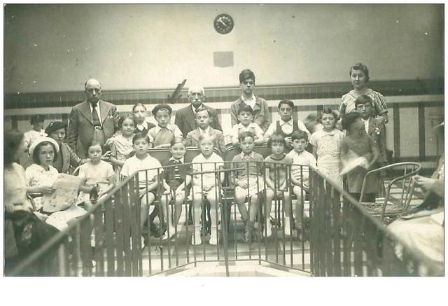 58.ST HONORE LES BAINS.n°27853.CP PHOTO.GROUPE D'ENFANTS