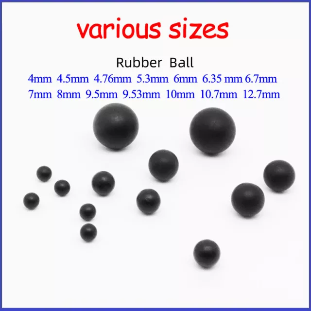 Nitrile Rubber Solid Ball Balck Rubber Soft Ball NBR Oil Resistant Fuel Petrol