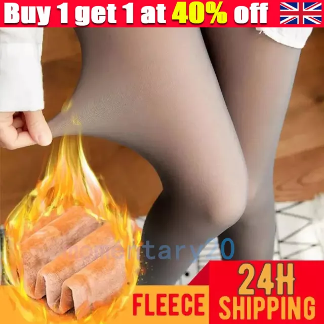 Flawless Legs Fake Translucent Warm Fleece Pantyhose FOR SALE! - PicClick UK