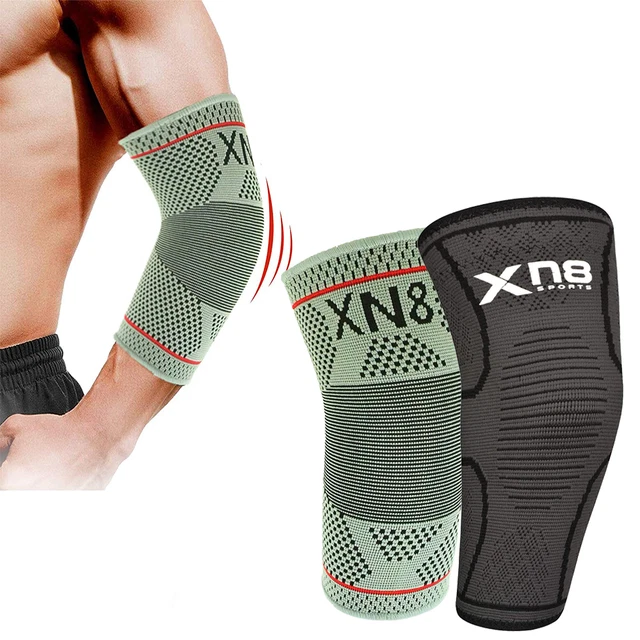 XN8 Elbow Brace Support Compression Sport Sleeve Tennis Golfer Arthritis Gym UK