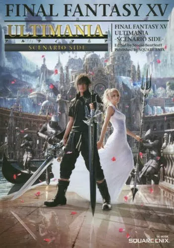 Final Fantasy 15 Ultimania Guide Scenario Side book PS4 XV