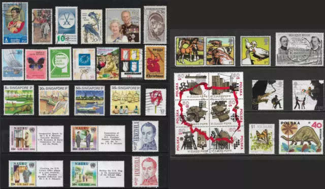 WORLD STAMPS mixed collection, Lot No.1108, good mixture, all different