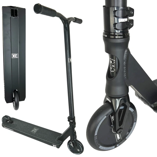 LUCKY PROSPECT 2022 StuntScooter Hybrid Parc Tret Astuce Scooter XL Noir Mat EUR 275,24