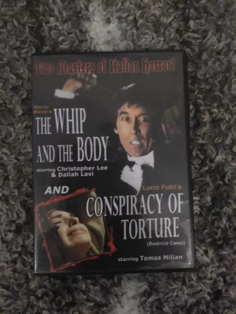 The Whip and the Body & Conspiracy of Torture (Mario Bava & Fulci, OOP DVD)