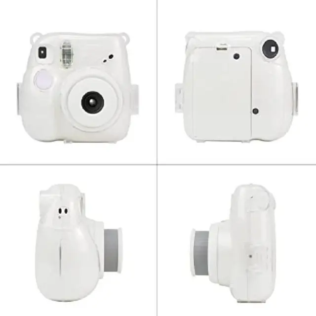 Crystal Camera Case Protective Case for Fujifilm Instax Mini 7+ Instant Camera 3