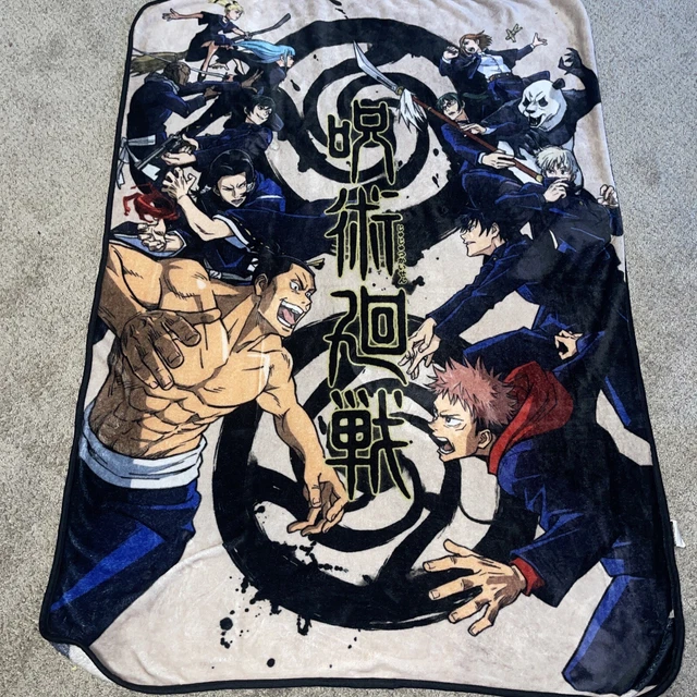 Jujutsu Kaisen Goodwill Event Fleece Throw Blanket 58x42