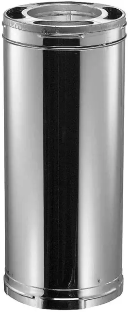 Duravent 6DP-24 Duraplus Triple-Wall Chimney Pipe; for Wood Stoves, Fireplaces,