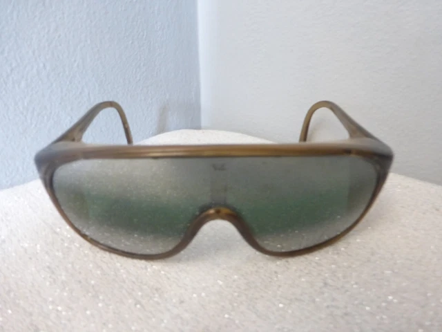 Vintage Spectra Sunglasses By Willson Safety Glasses Goggles Brown Mirror Lenses