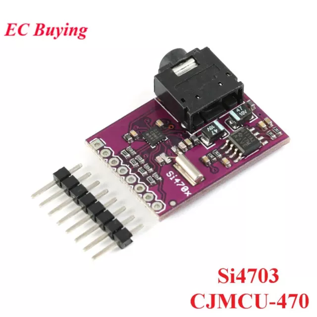 Si4703 FM Tuner Evaluation Board with 3.5MM Headphone Jack CJMCU-470