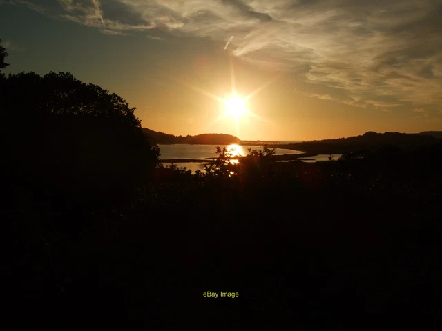 Photo 6x4 Sunset over River Conwy Estuary 21 June 2010 Bryn-rhys At aroun c2010