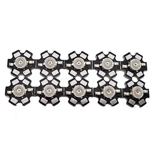 Lot De 25 LEDs Bleues Haute Puissance 455-460 Nm - 1W, 5V, 200 Lumens, Neuf