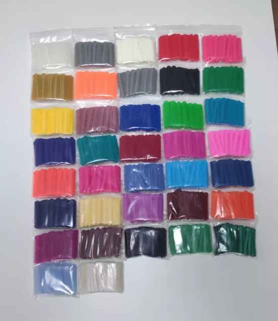 1Pack/1008pcs Dental Ligature Ties Orthodontic Elastic Rubber Bands  37 Colors