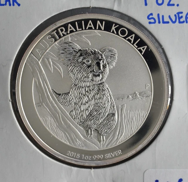 2015 Australian Koala 1 oz .999 Silver Round 1 $1 Elizabeth II Australia *L063