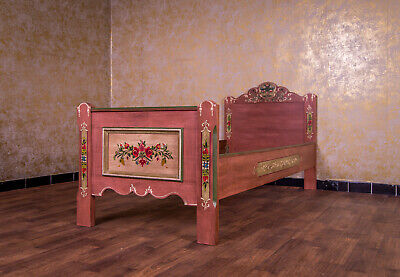 Voglauer Anno 1800 Dusky Pink Cottage Bed Single Bed Bedroom Cot 2