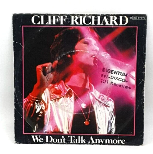 Cliff Richard We Don't Talk Anymore / Count Me Out Record Vinile 45 giri