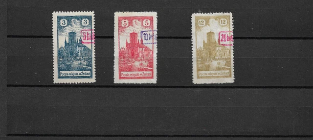 1918 Zarki Michel 4-6  mint hinged postfrisch mit Falz