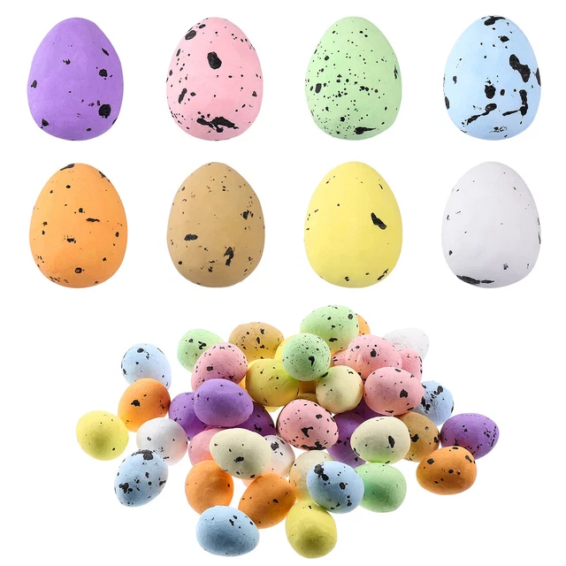 100 Pcs Uovo Finto Uova Fai Te Mini Arredamento Uova Di Uccelli