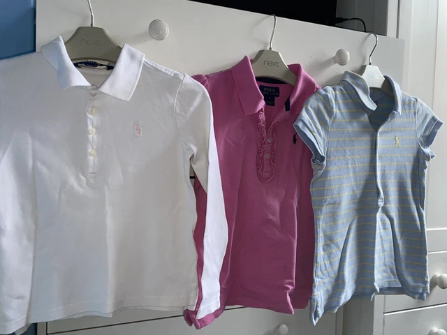 Girls T-Shirt Bundle Designer Ralph Lauren Age 6 Years
