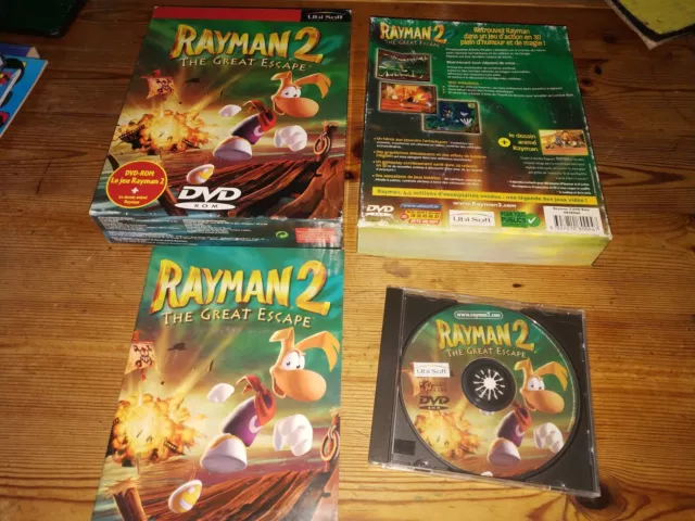 Jeu "Rayman 2: The Great Escape" - PC - Ubisoft - Big box version DVD
