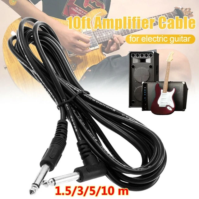 Right Angle Electric Guitar Amplifier Cable Amp Cord Adapter Musical Instrument
