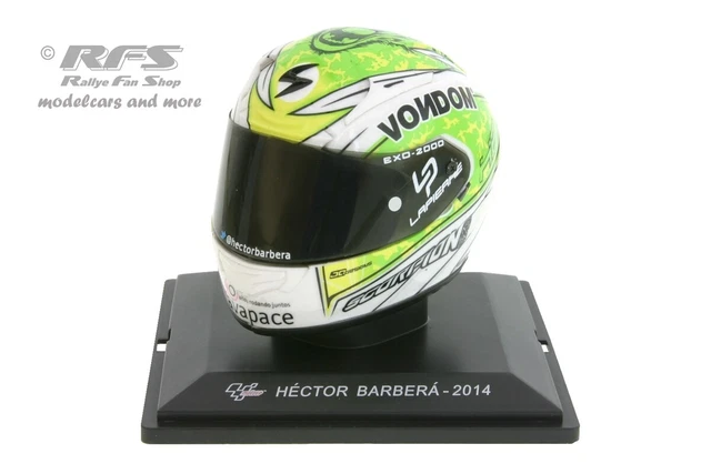 Casque MotoGP Héctor Barbera 2014 - Réplique Altaya 1/5 - Modèle Collection