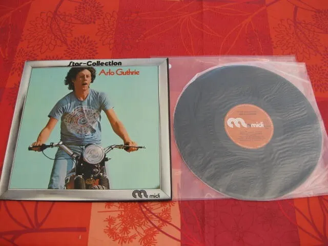 33t arlo GUTHRIE STAR COLLECTION MIDI 24 003 MADE IN GERMANY  12 TRACKS