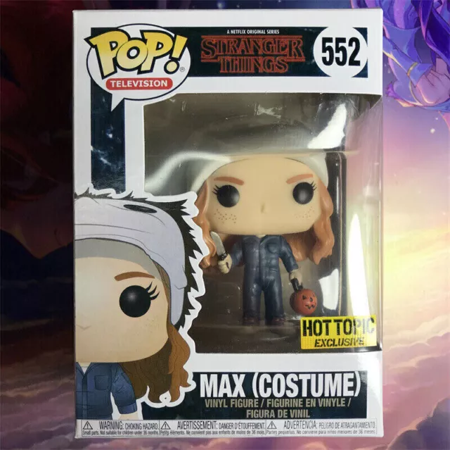 Funko Pop #552 Strengar Things Max Costume Hot Toys Figure New with Protector