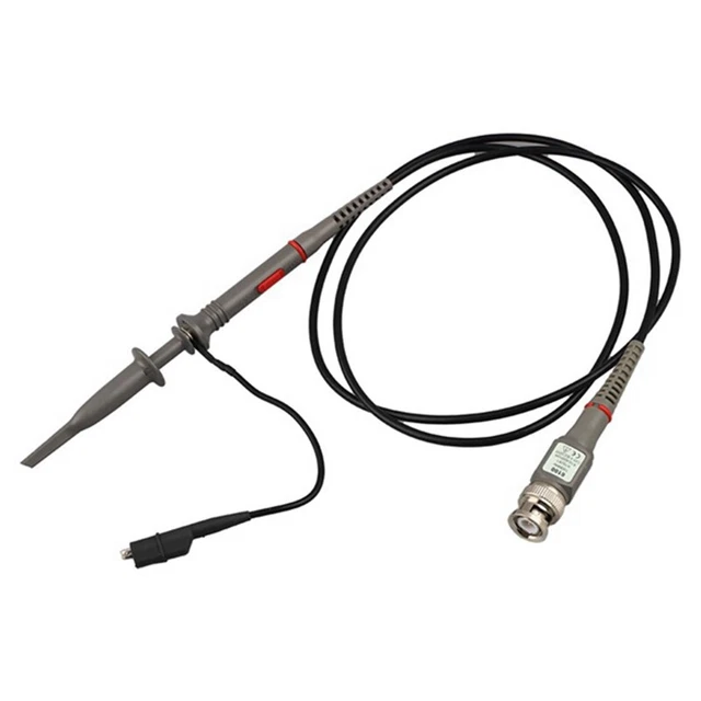 Oscilloscoop Testsonde Kabel, 2 Stuks BNC Stekker Oscilloscoop Testsonde Kabel BNC Mannelijke Stekker Q9 naar Dubbele Krokodillenklem 0,5m
